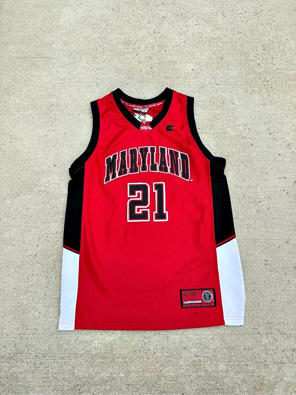 00s Colosseum University Of Maryland Basketball Jersey